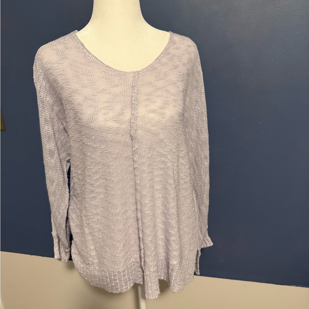 Mittoshop Lavender Sheer Sweater